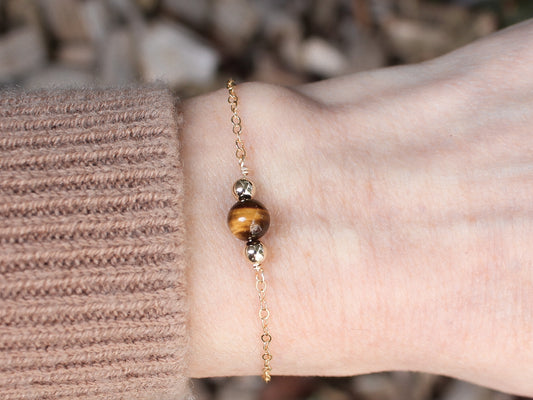 Bracelet Holly - Oeil de tigre